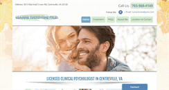 Desktop Screenshot of centrevillepsychologist.com